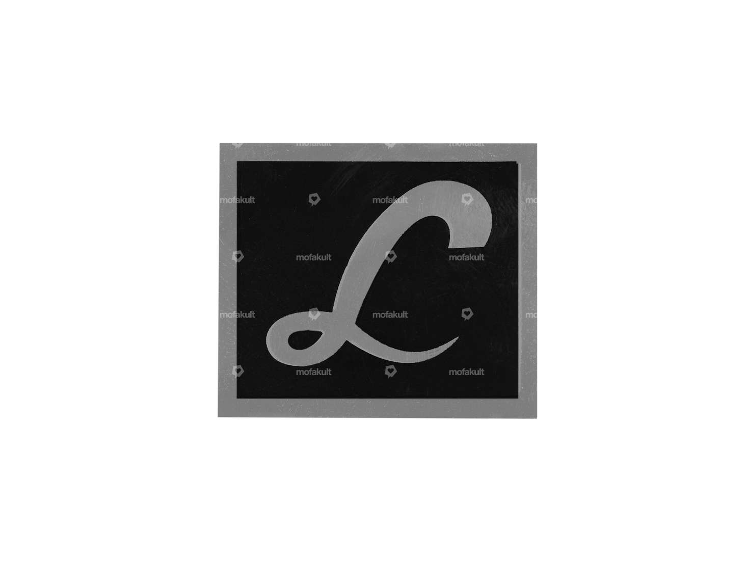 Aufkleber «L» 30 x 27 mm Schutzblech hinten | Piaggio Ciao Lusso Carousel Image 1