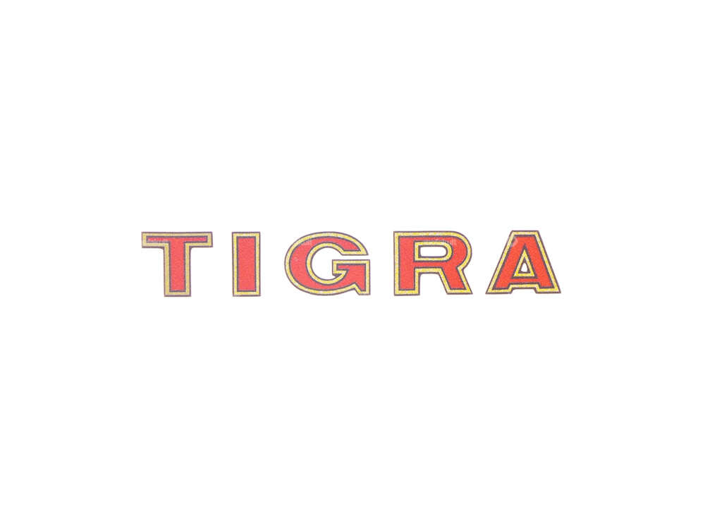 "Tigra" sticker 62 x 10 mm Carousel Image 1