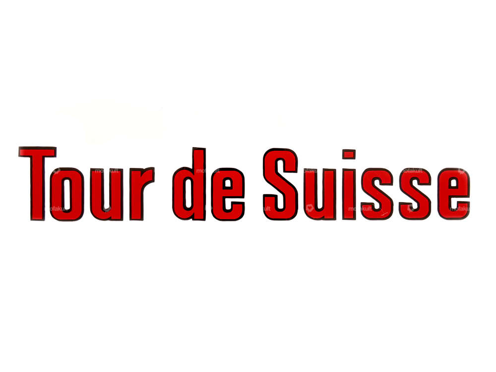 Tour de Suisse" sticker 100 x 16 mm Carousel Image 1