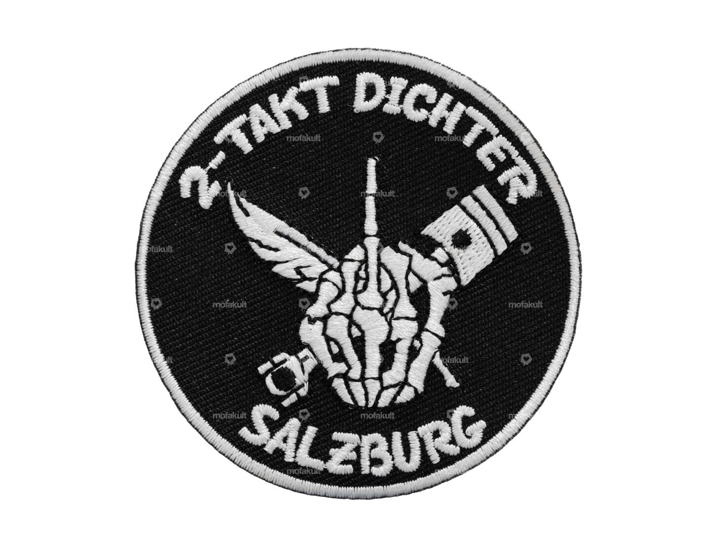 Gang Patch «2-Takt Dichter» Ø 70 mm Carousel Image 1