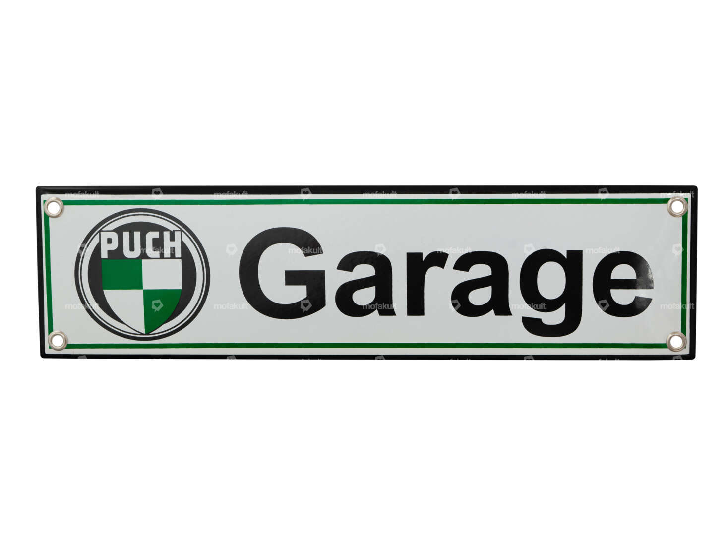 Emaille Schild «Puch Garage» 30 x 8 cm Carousel Image 1