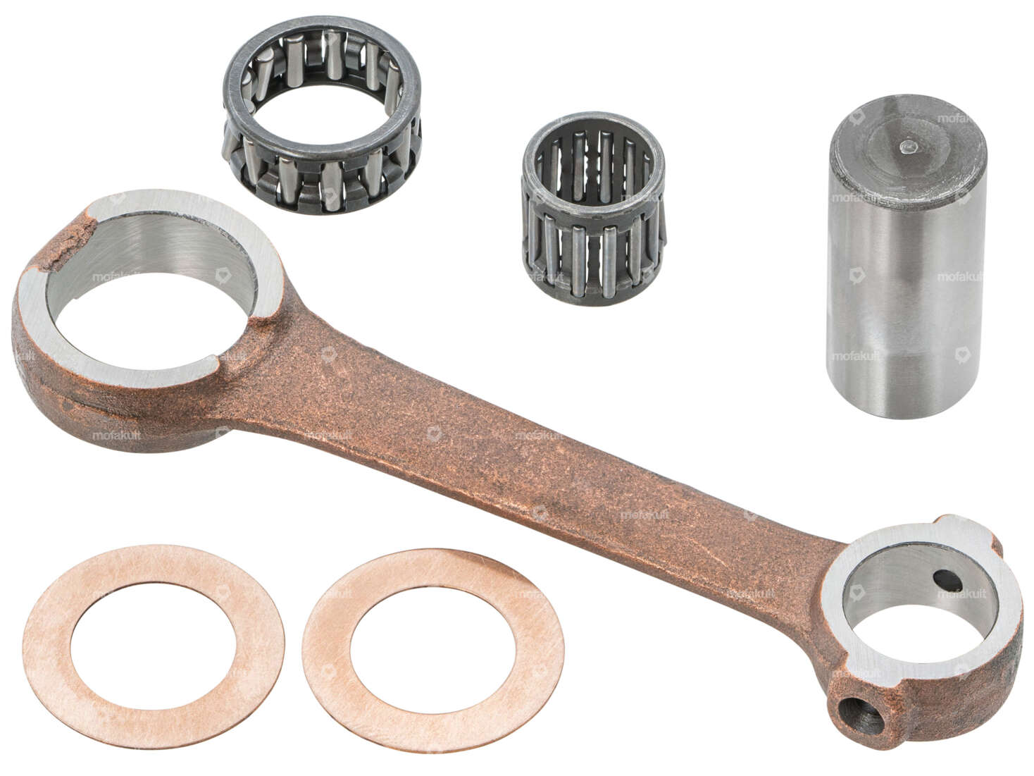 Mazzucchelli Pleuel «Racing» axe 12 mm | Piaggio Ciao, SI, Bravo, Boxer Carousel Image 1