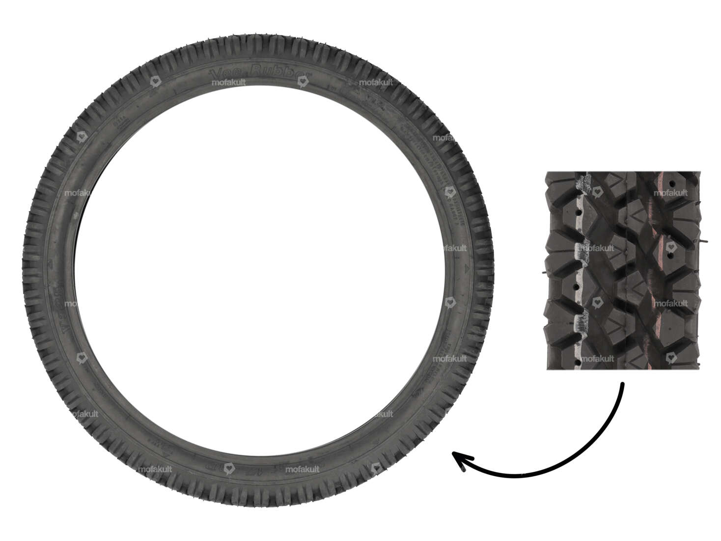 VeeRubber 2.25 x 17" Reifen VRM325 (V325) Winterreifen Carousel Image 1