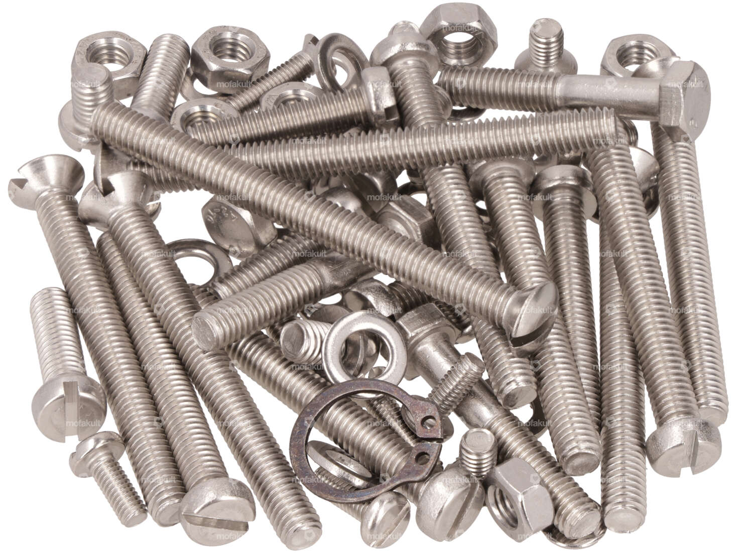 swiing® revival Schrauben-Set Motor ZA50 Inox | Puch X30, Supermaxi Carousel Image 1