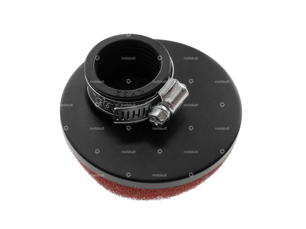 GPO mushroom air filter short foam red , Dell'Orto PHBG (Ø=32 mm) Carousel Image 2