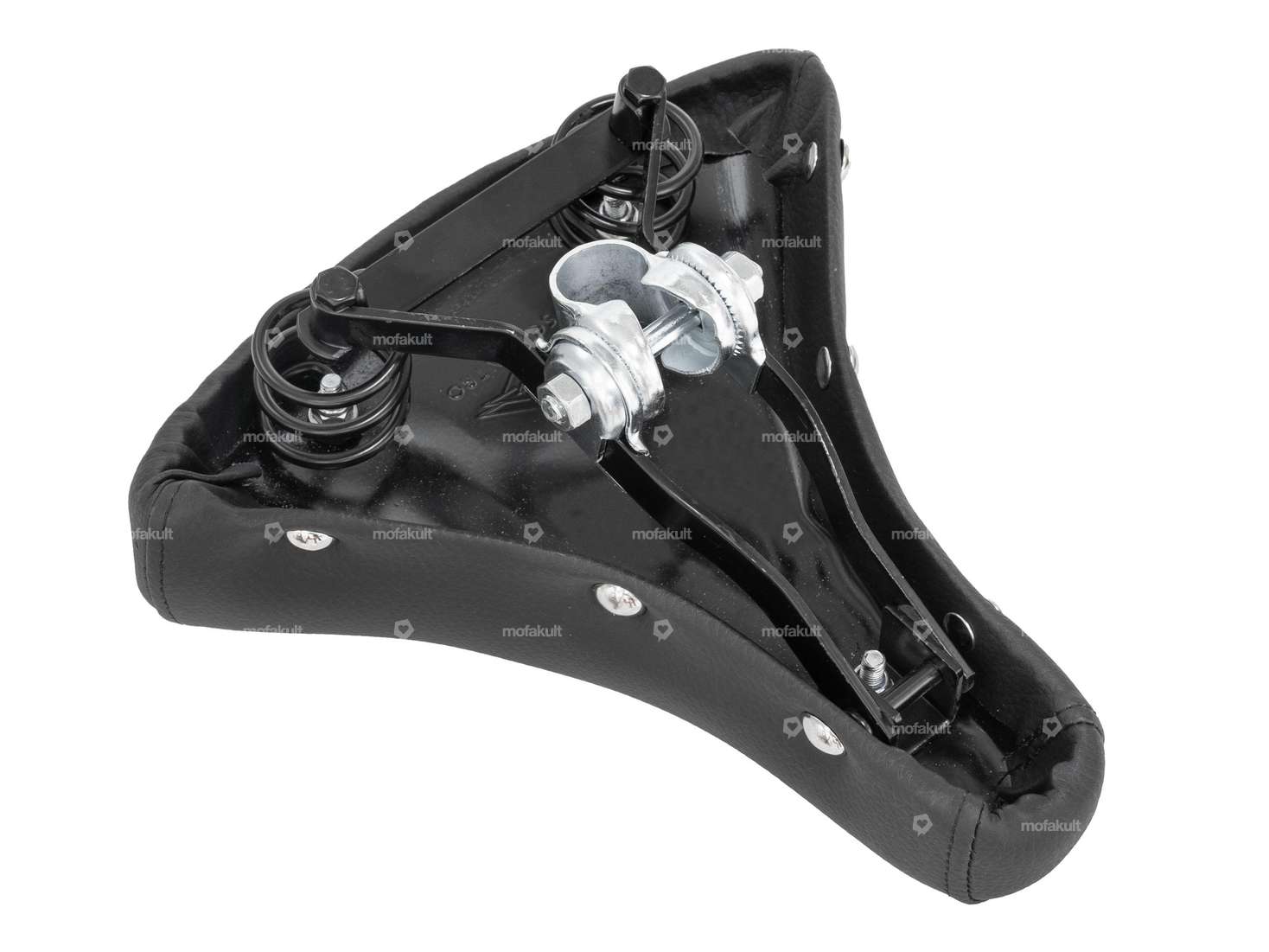 Sattel Buffalo Tonnenfedern schwarz Carousel Image 4