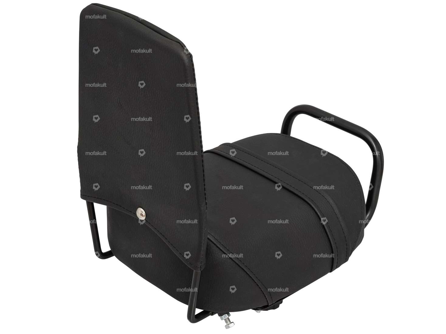 Seat for pillion passenger on luggage rack with backrest Carousel Image 3