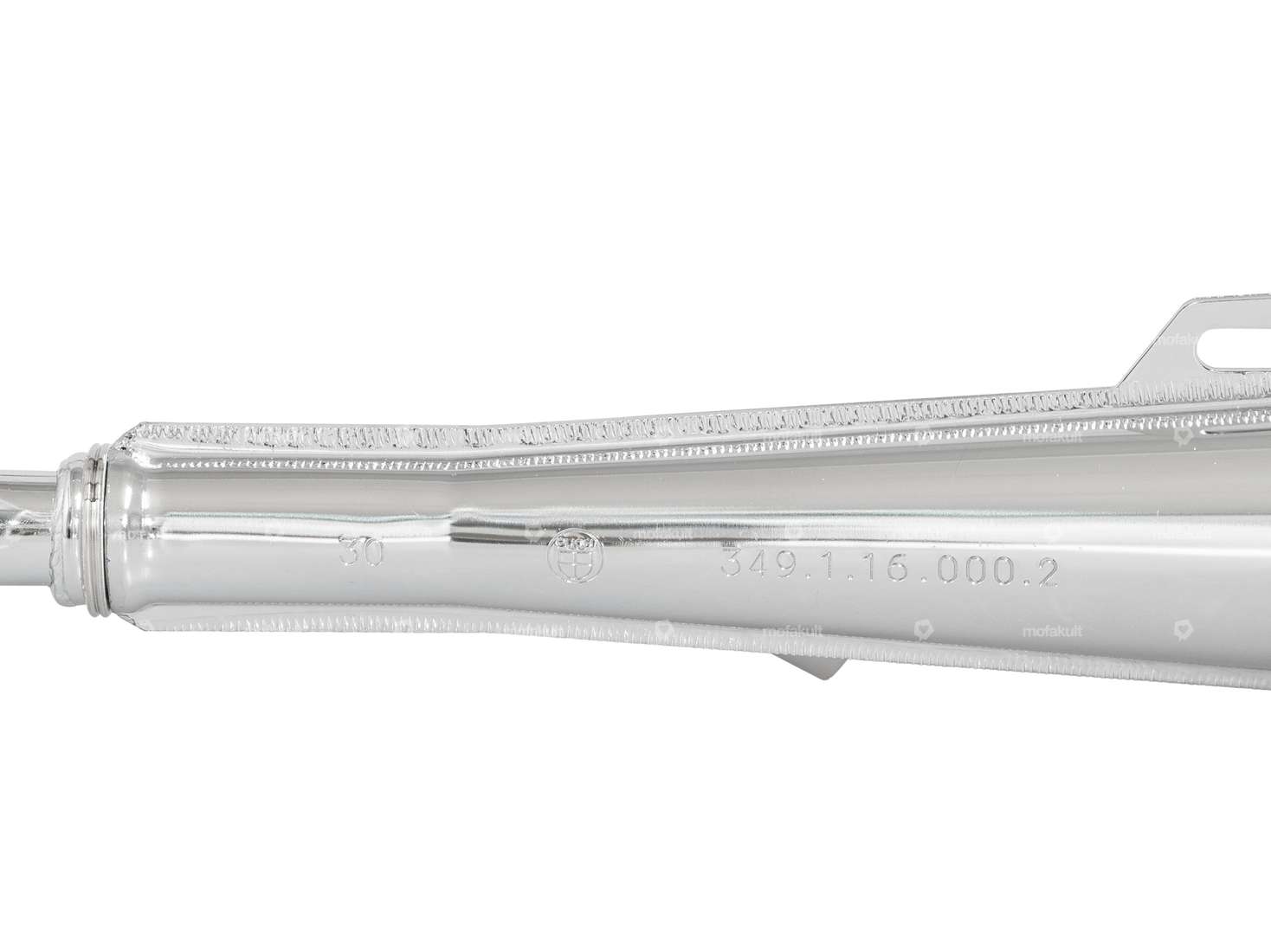 Auspuff 22 mm original 2-Teiler | Puch X30 Sport NS, NL Carousel Image 2