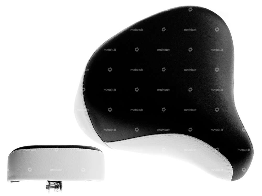 Sattel schwarz / weiss | MCB / Monark / Crescent Carousel Image 1