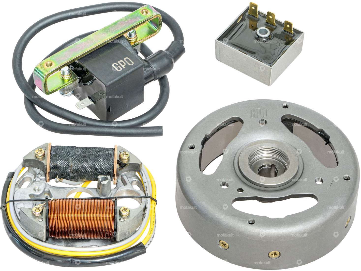 GPO CDI Zündung-Set rechtsdrehend 12V Carousel Image 1