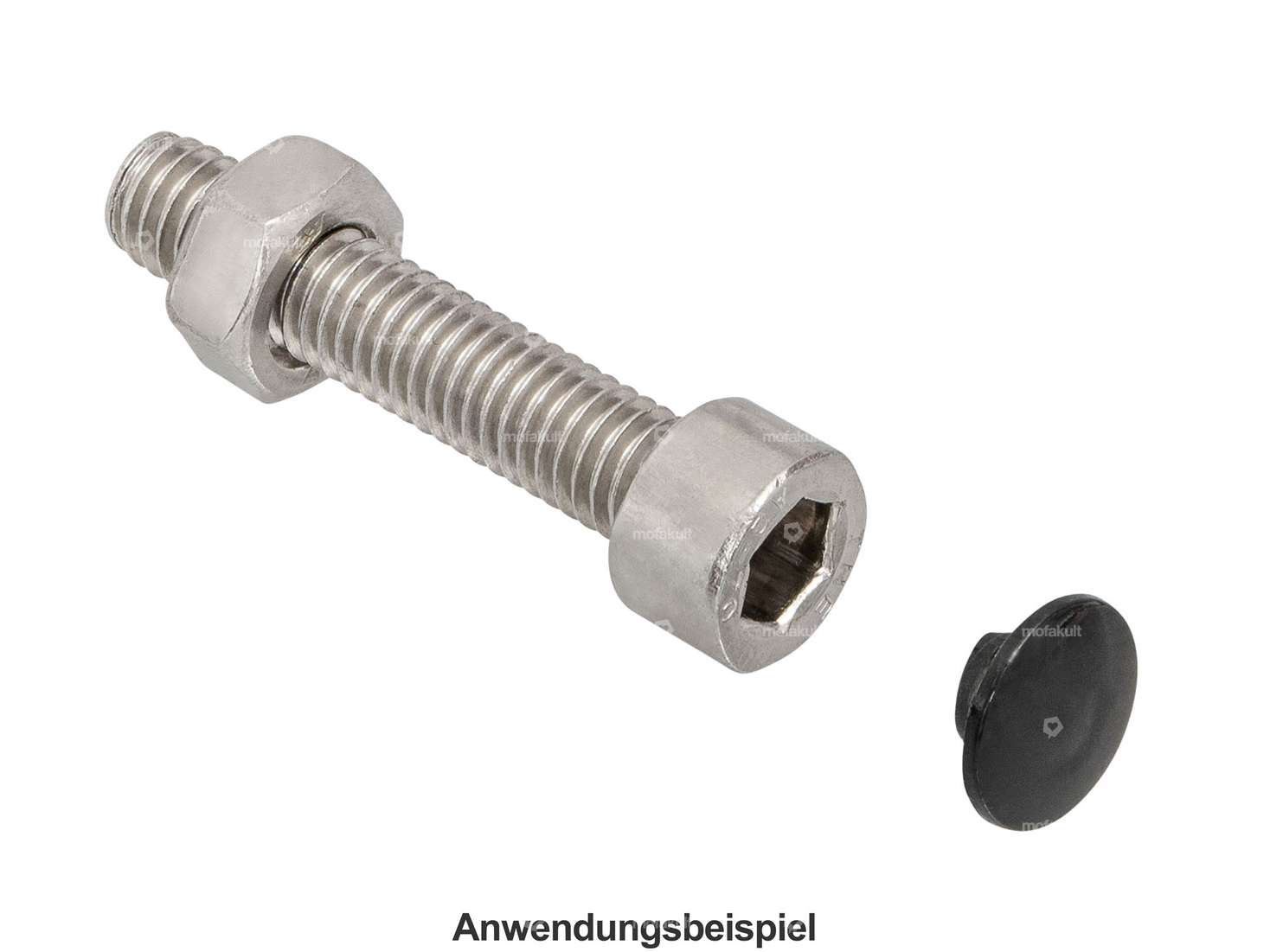 Abdeckung SW6-Innensechskant (M8) schwarz Carousel Image 3