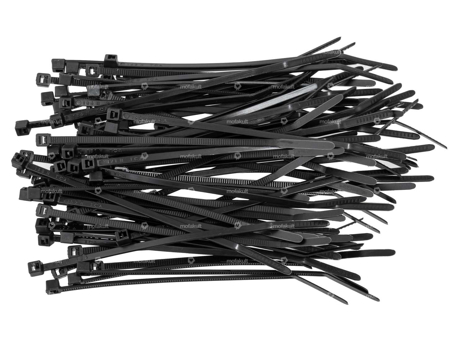 HellermannTyton cable ties short 3.5 x 150 mm (100 pcs.) black Carousel Image 1