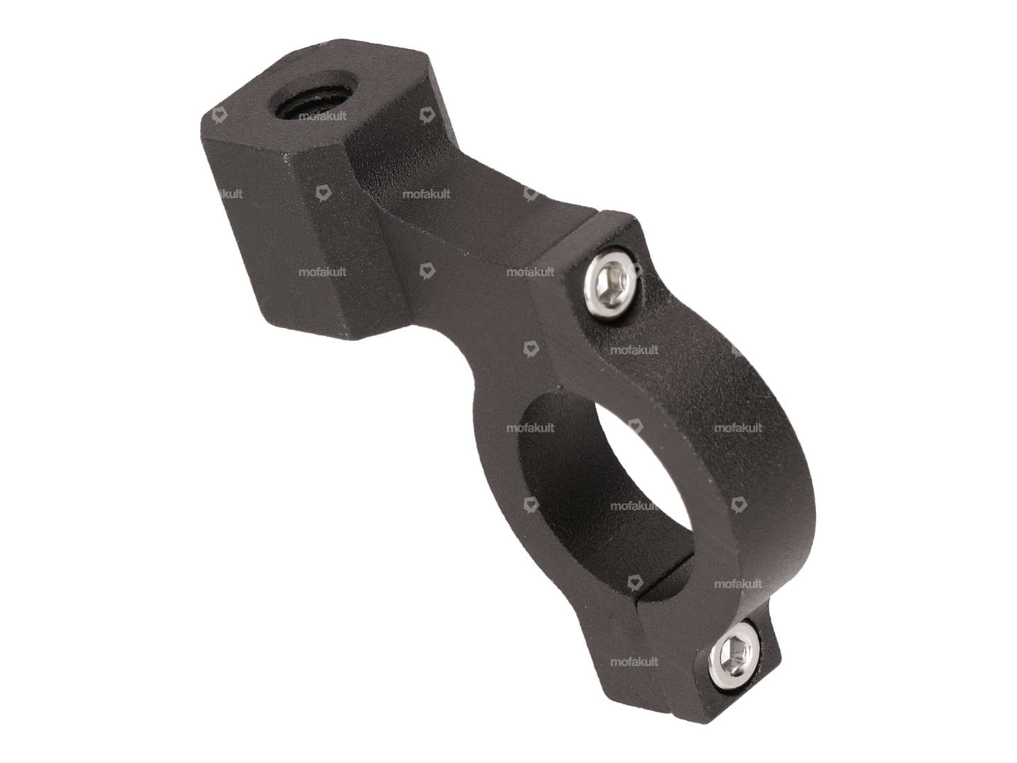 Spiegelhalterung M8 Alu schwarz Carousel Image 1