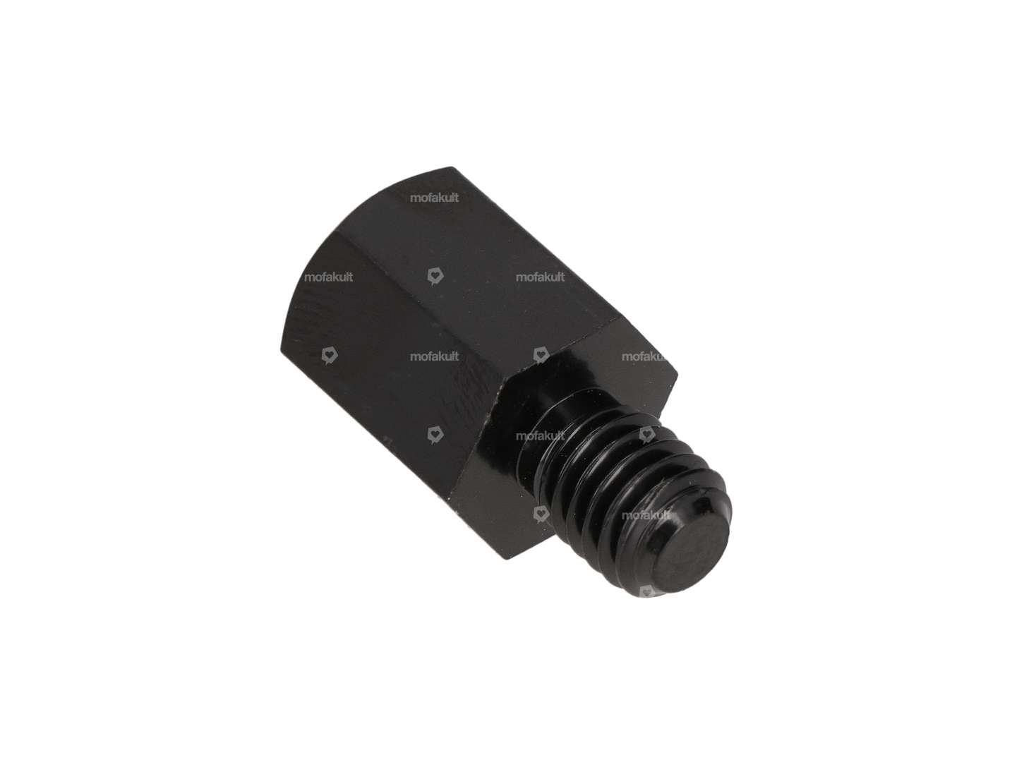 Adapter mirror mount M10 - M8 black Carousel Image 2