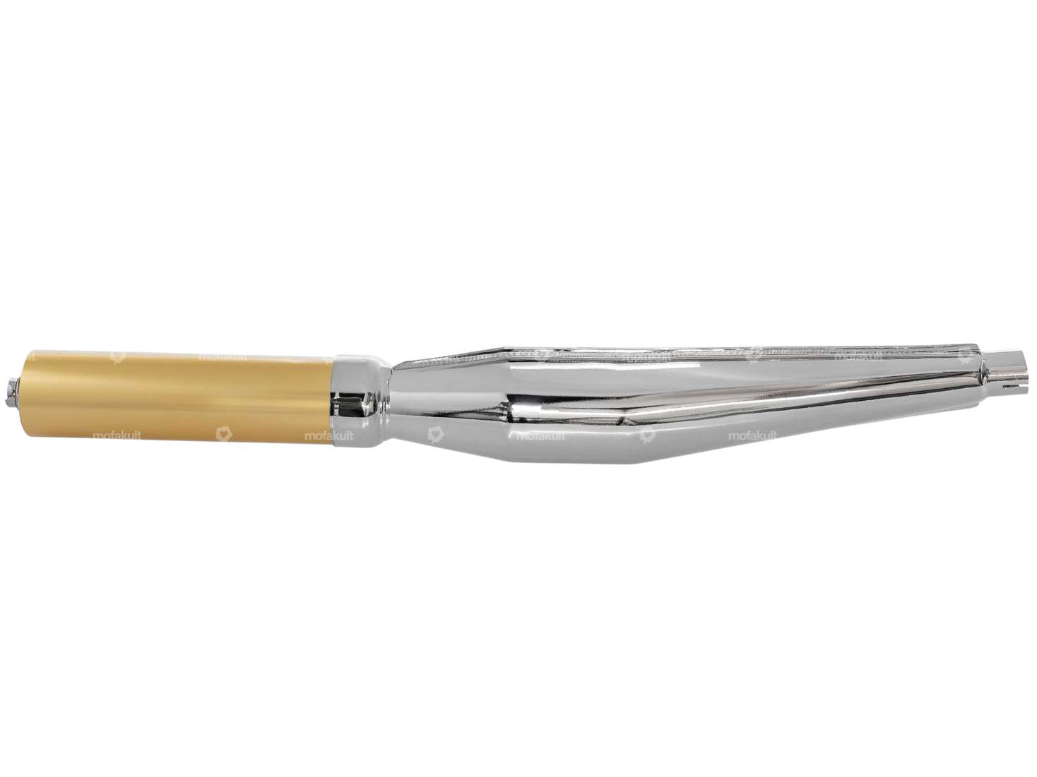 Jamarcol Fuego muffler 32 mm chrome / gold Carousel Image 1