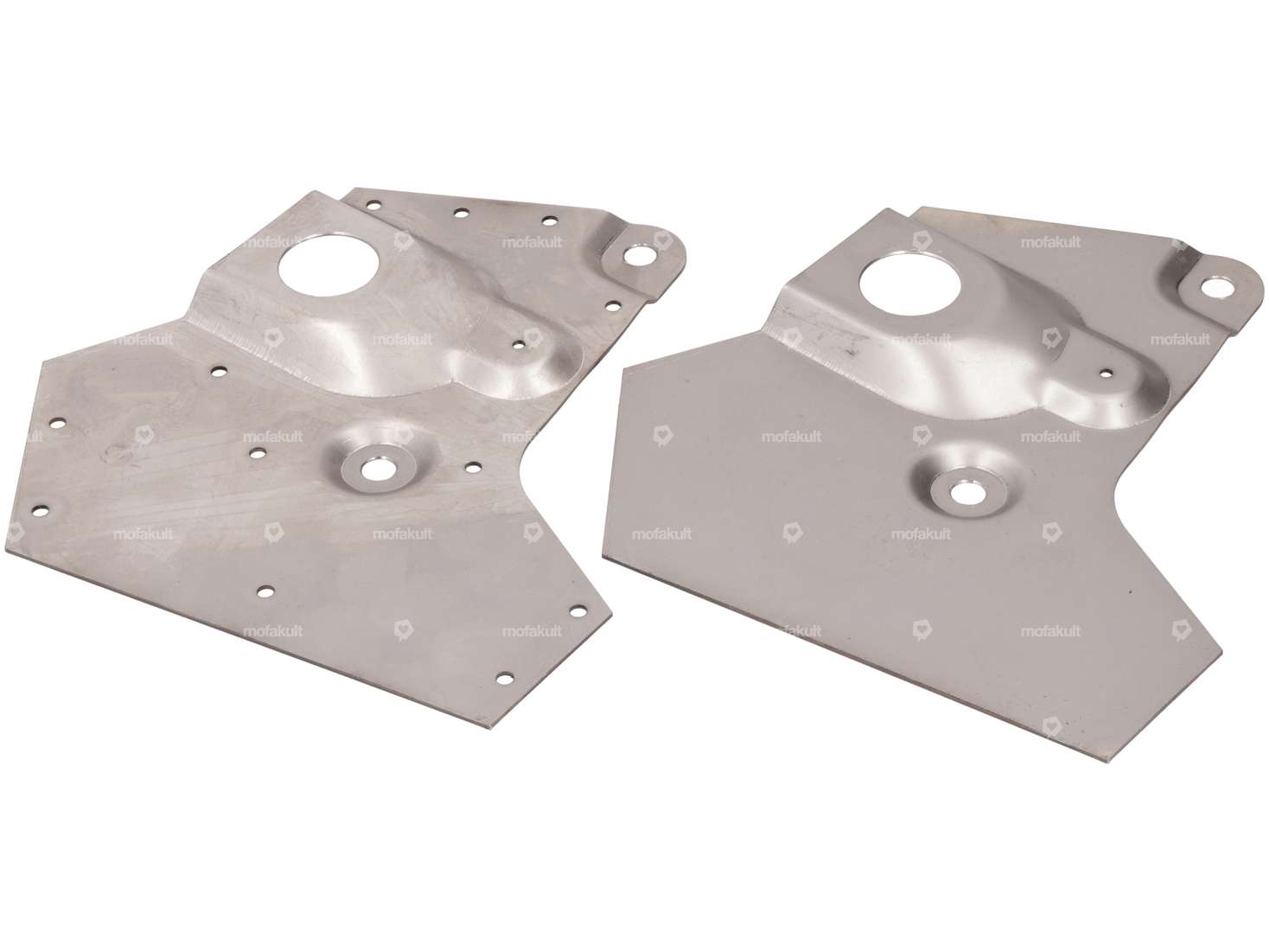Reparaturblech-Set Tretwelle links | Puch Maxi S, Supermaxi LG1 / LG2 Carousel Image 1