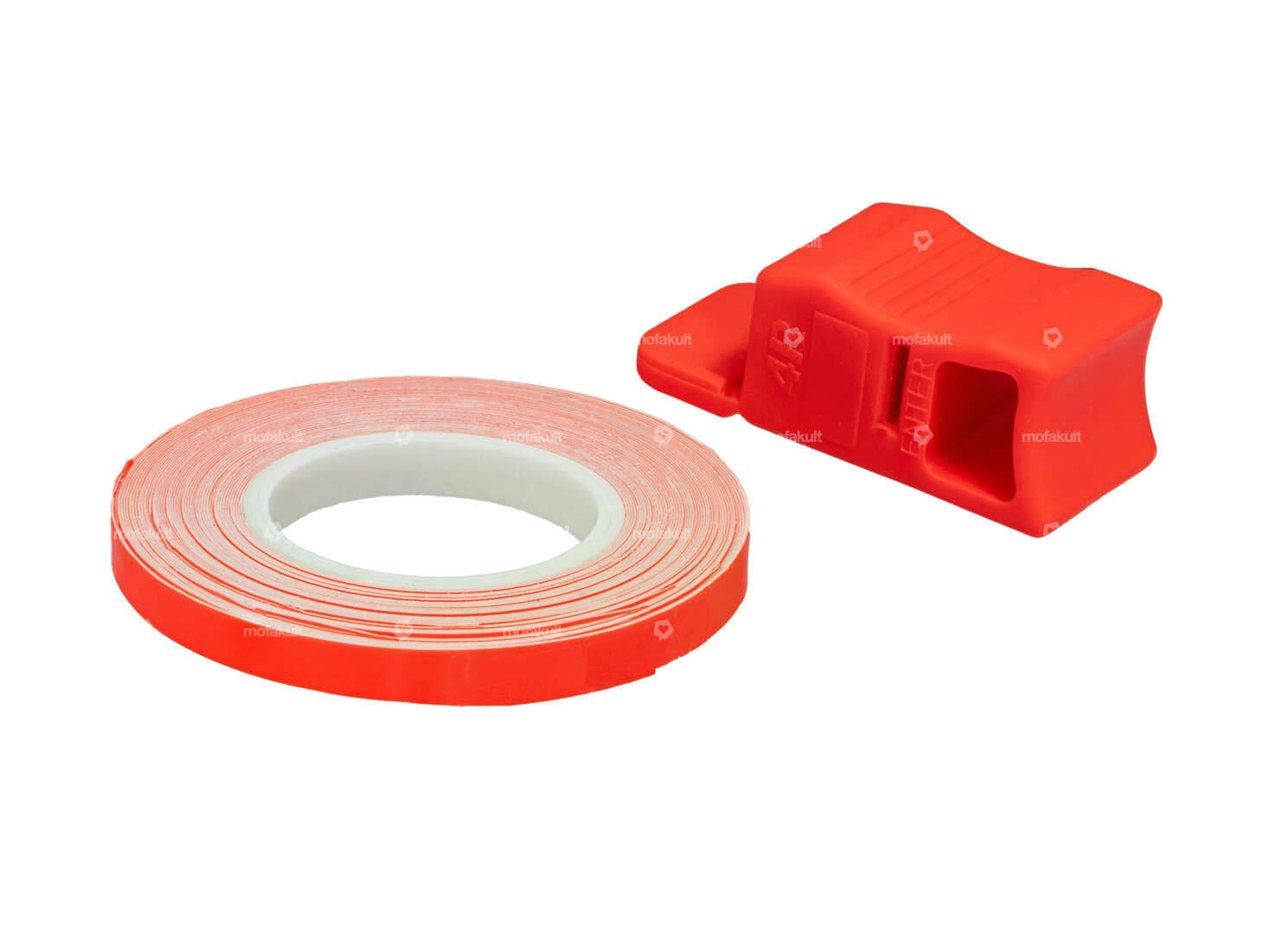 Felgenband 5 mm neonorange leuchtend (6 m) Carousel Image 1