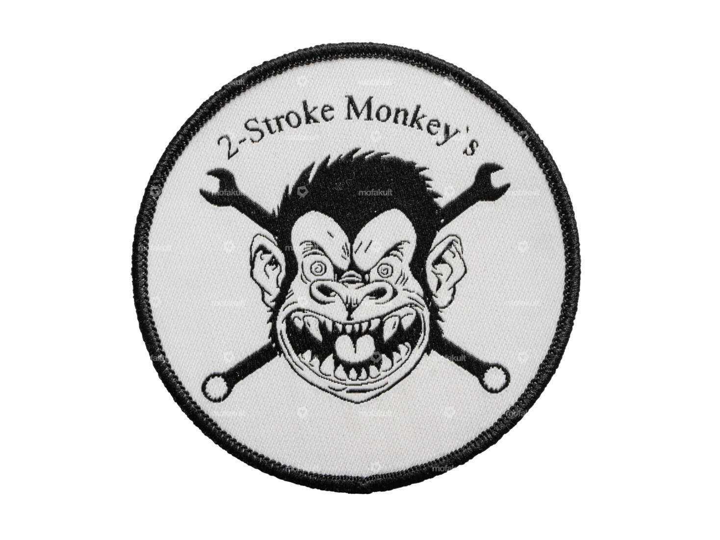 Gang Patch «2-Stroke Monkey's» Ø 80 mm Carousel Image 1