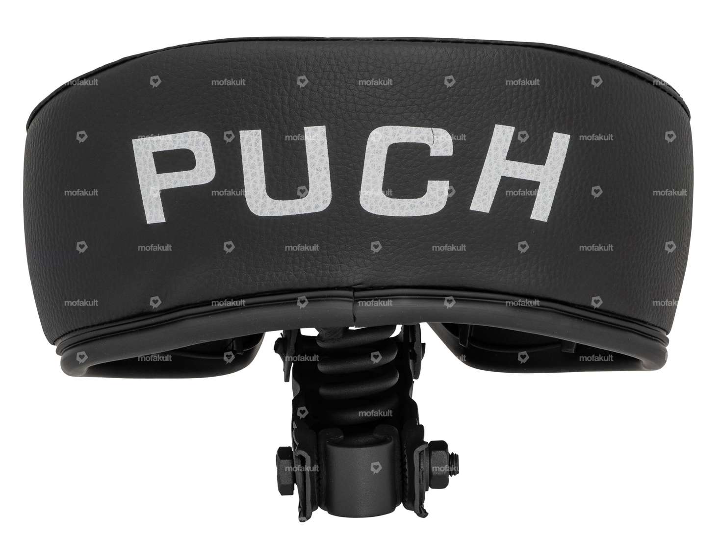 Sattel «PUCH» Schriftzug starke Feder schwarz Carousel Image 3