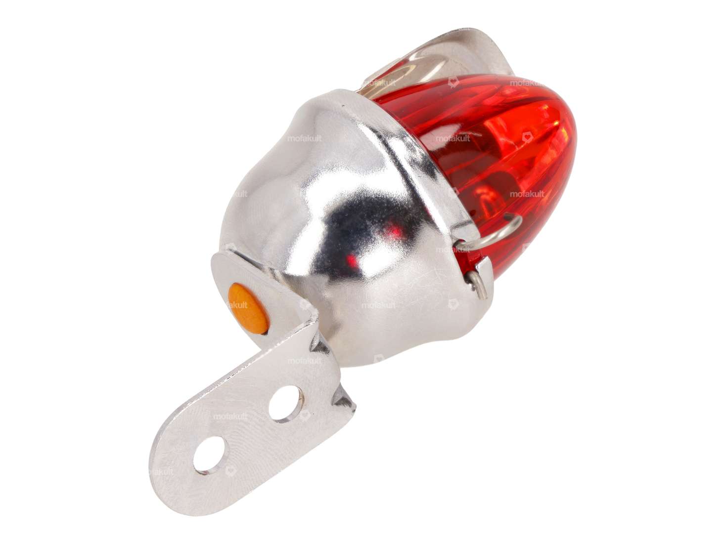 Tail light "Mississippi" (small) chrome / red Carousel Image 2