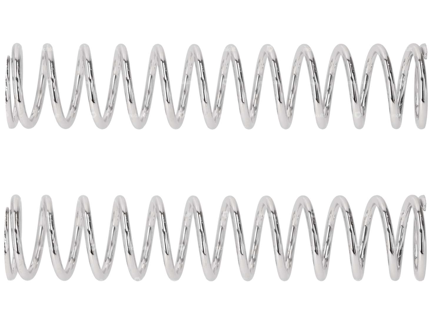 EBR decorative spring (pair) fork Ø 28 mm chrome | Piaggio Ciao / Hercules / Alpa Carousel Image 2