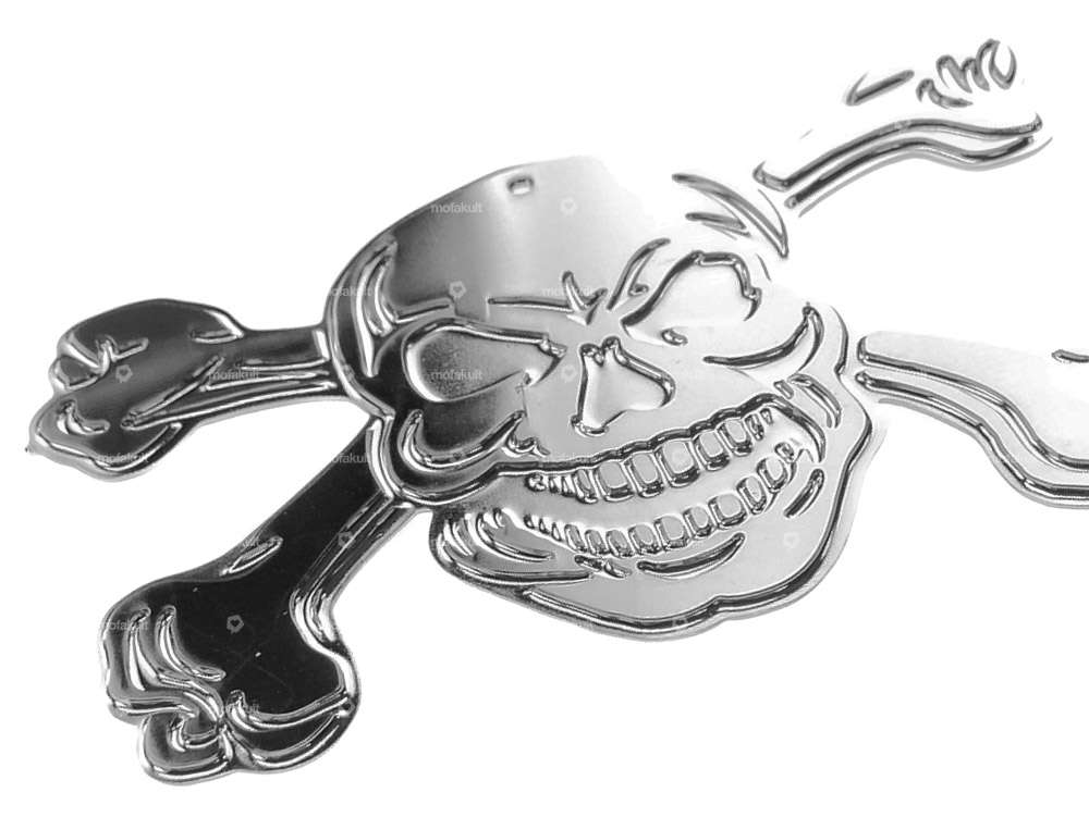 Aufkleber «Skull» Alu 65 x 40 mm Carousel Image 2