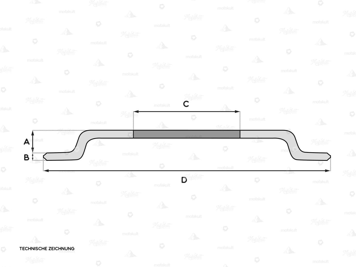 ESJOT sprocket 36 teeth galvanized | Kreidler MF2 / MP2 Carousel Image 2