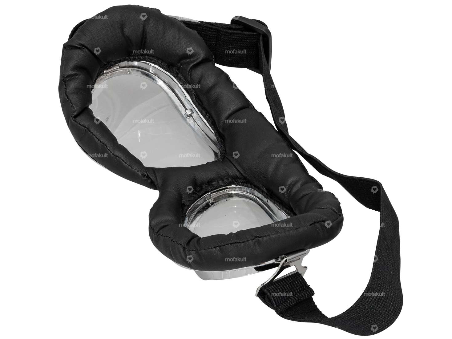 Fliegerbrille rund chrom Carousel Image 2