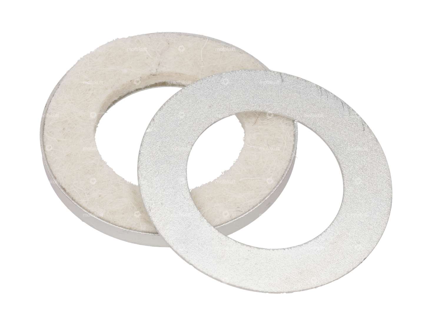 Staubring Radlager Ø 40 / 24.5 mm (mit Filz) vernickelt Carousel Image 2