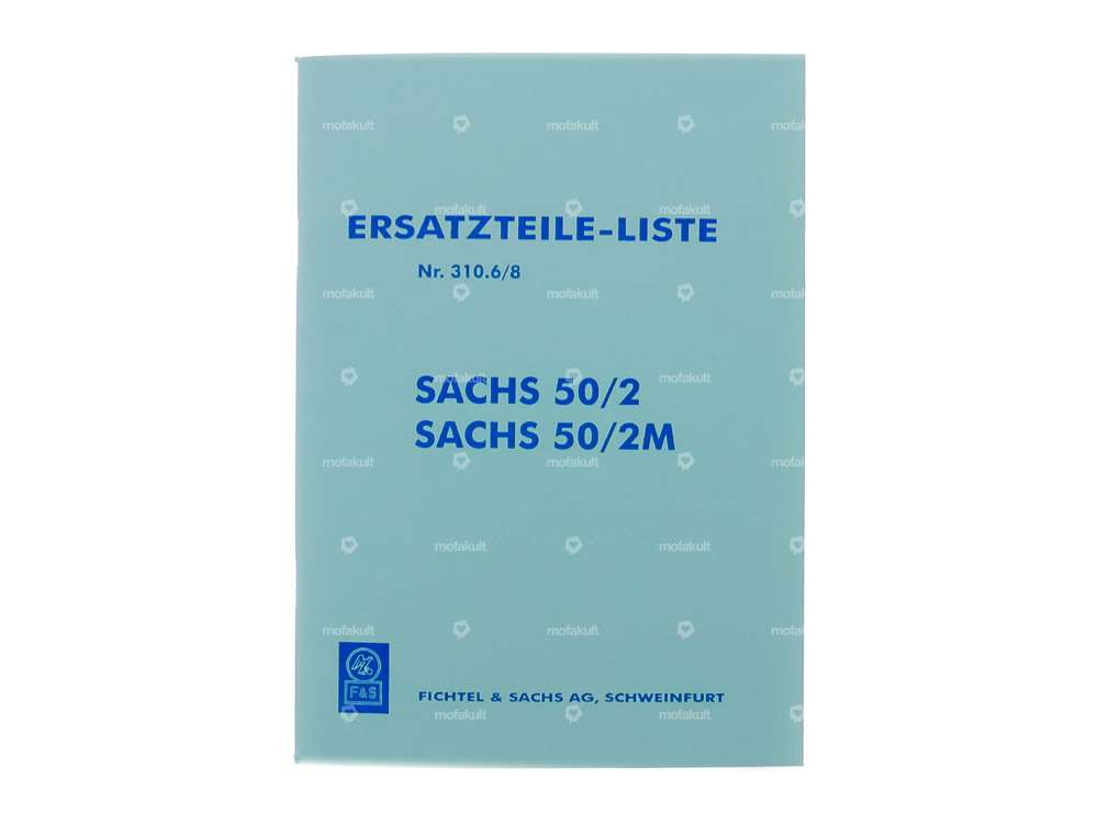 Ersatzteil-Liste | Sachs 50/2, 50/2M Motor Carousel Image 1