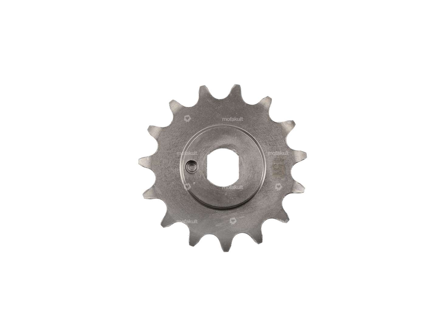 Sprocket 15 teeth one-sided step (415 chain) | Kreidler Carousel Image 1