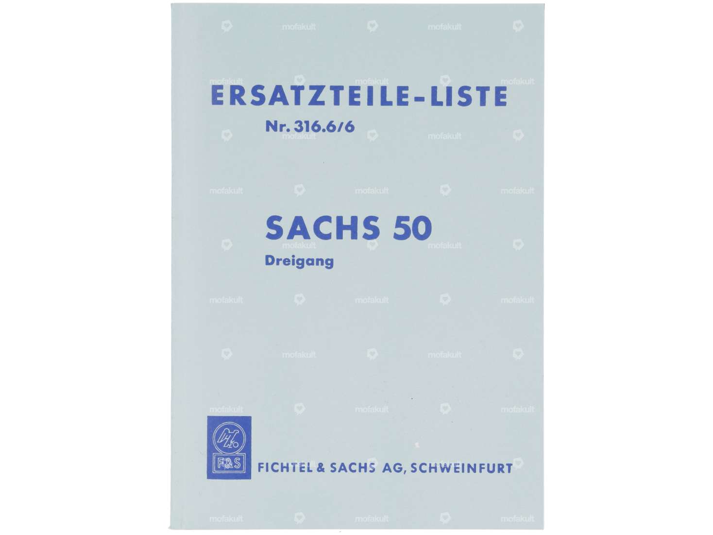 Ersatzteil-Liste | Sachs 50 Dreigang Motoren Carousel Image 1