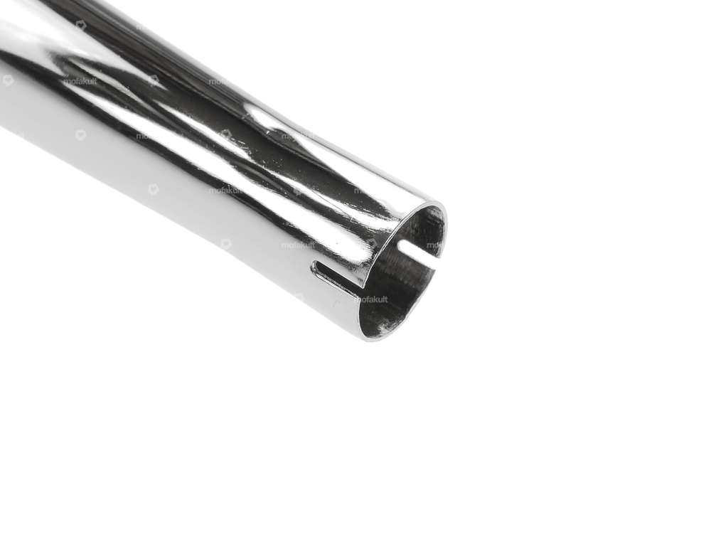 Flötenauspuff Ø 26 / 60 mm Chrom Carousel Image 3