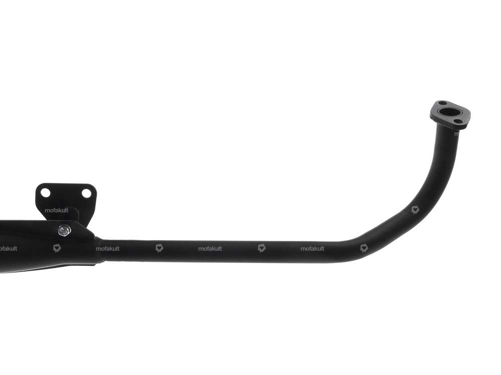 Exhaust 22 mm straight outlet black | Tomos A3 Carousel Image 2