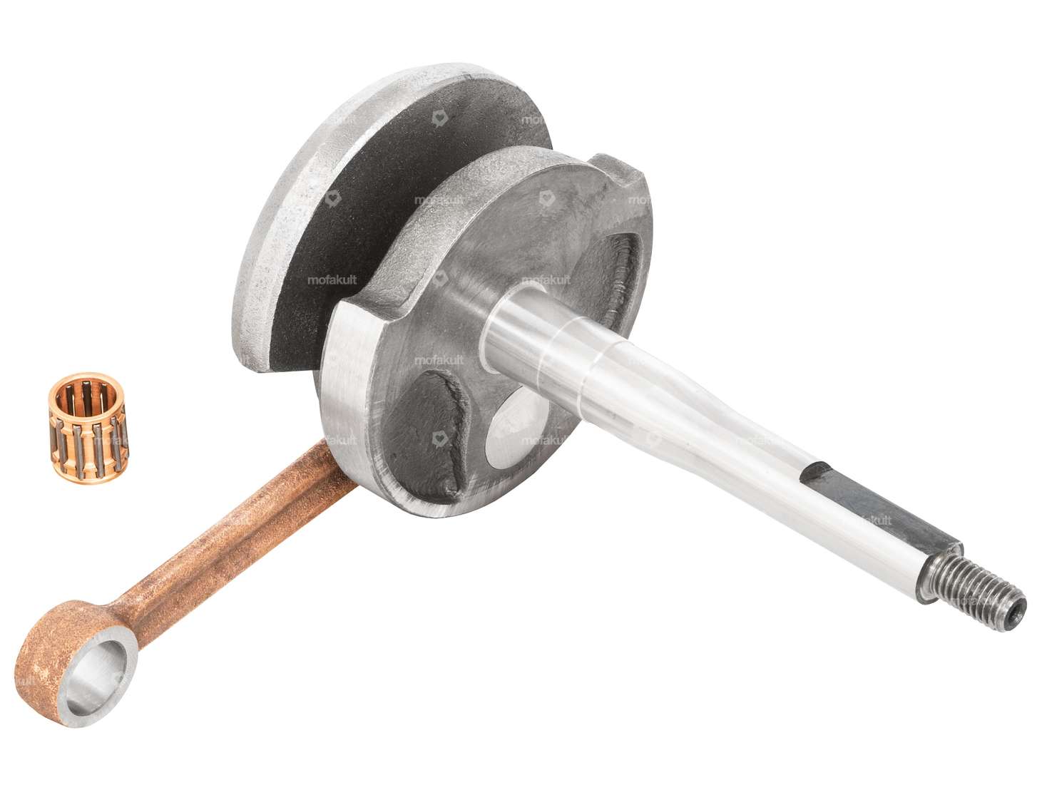 Mazzucchelli Kurbelwelle «Original» 10 mm KoBo | Piaggio Ciao, SI, Bravo, Boxer Carousel Image 1