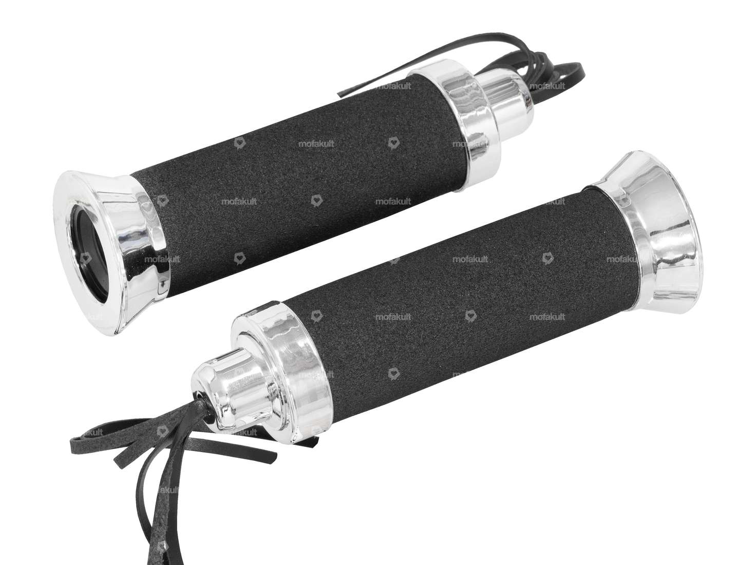 Griffe Schaumstoff mit Fransen schwarz Carousel Image 1