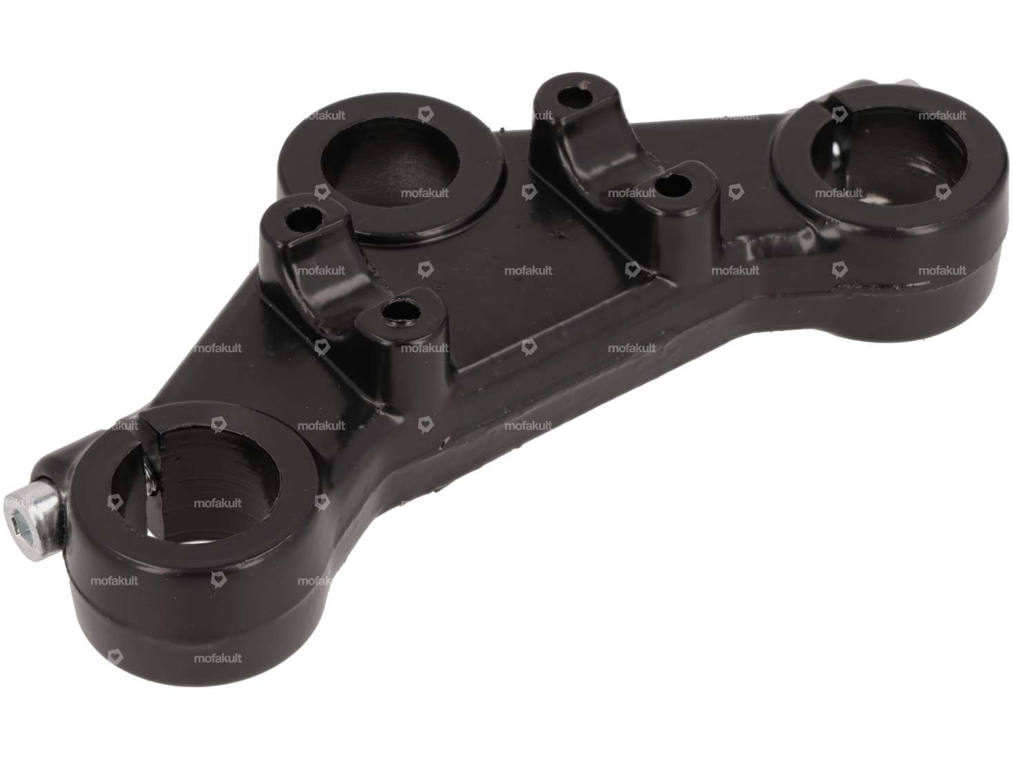 EBR obere Gabelbrücke Alu (Ø 28 mm Holmen) schwarz Carousel Image 1