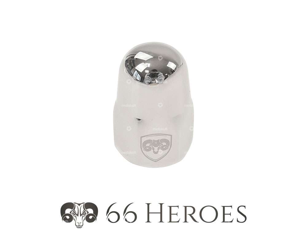66HEROES Hutmutter M12x1 Inox poliert Carousel Image 2