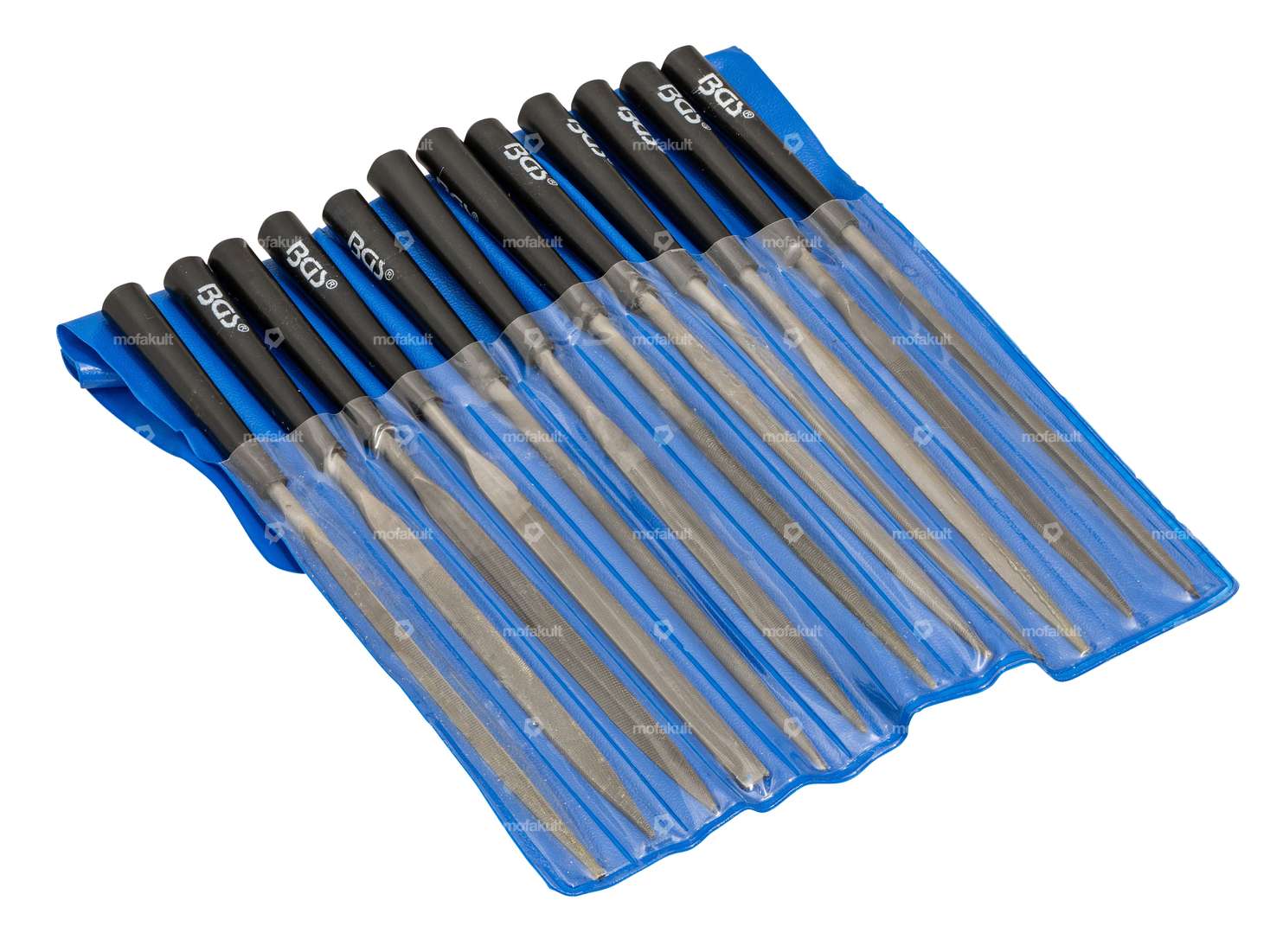 BGS needle file set 12 pcs. Carousel Image 1