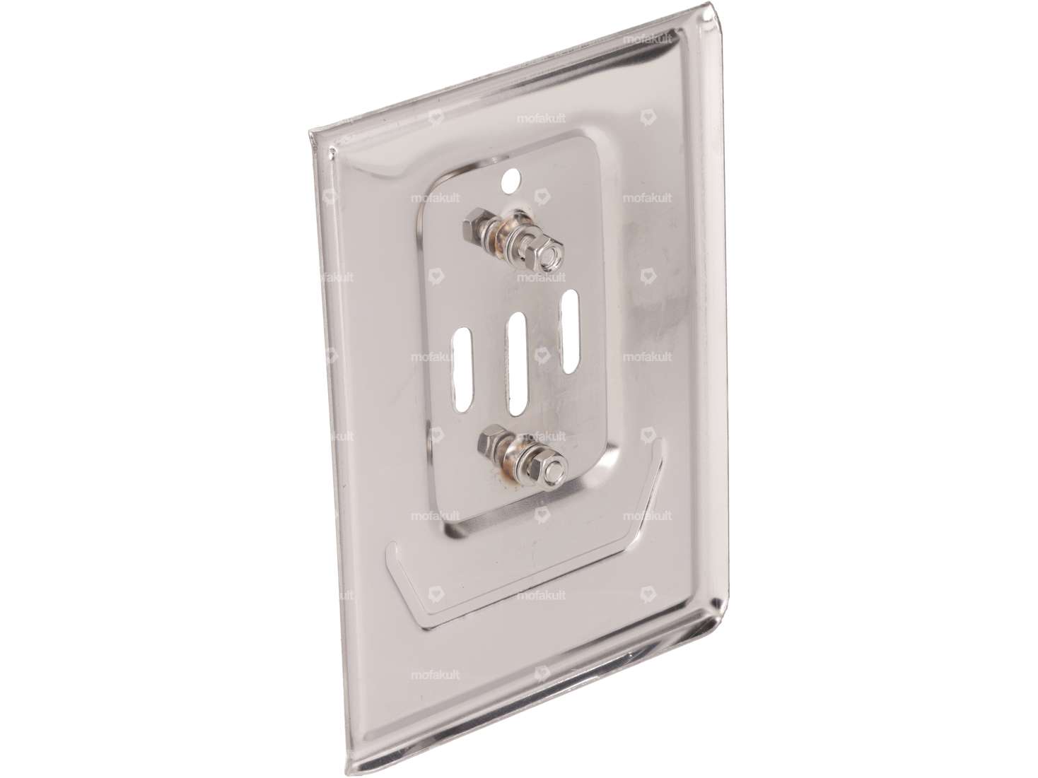 Buzzetti Nummernschildhalter Inox (CH-Version) Carousel Image 1