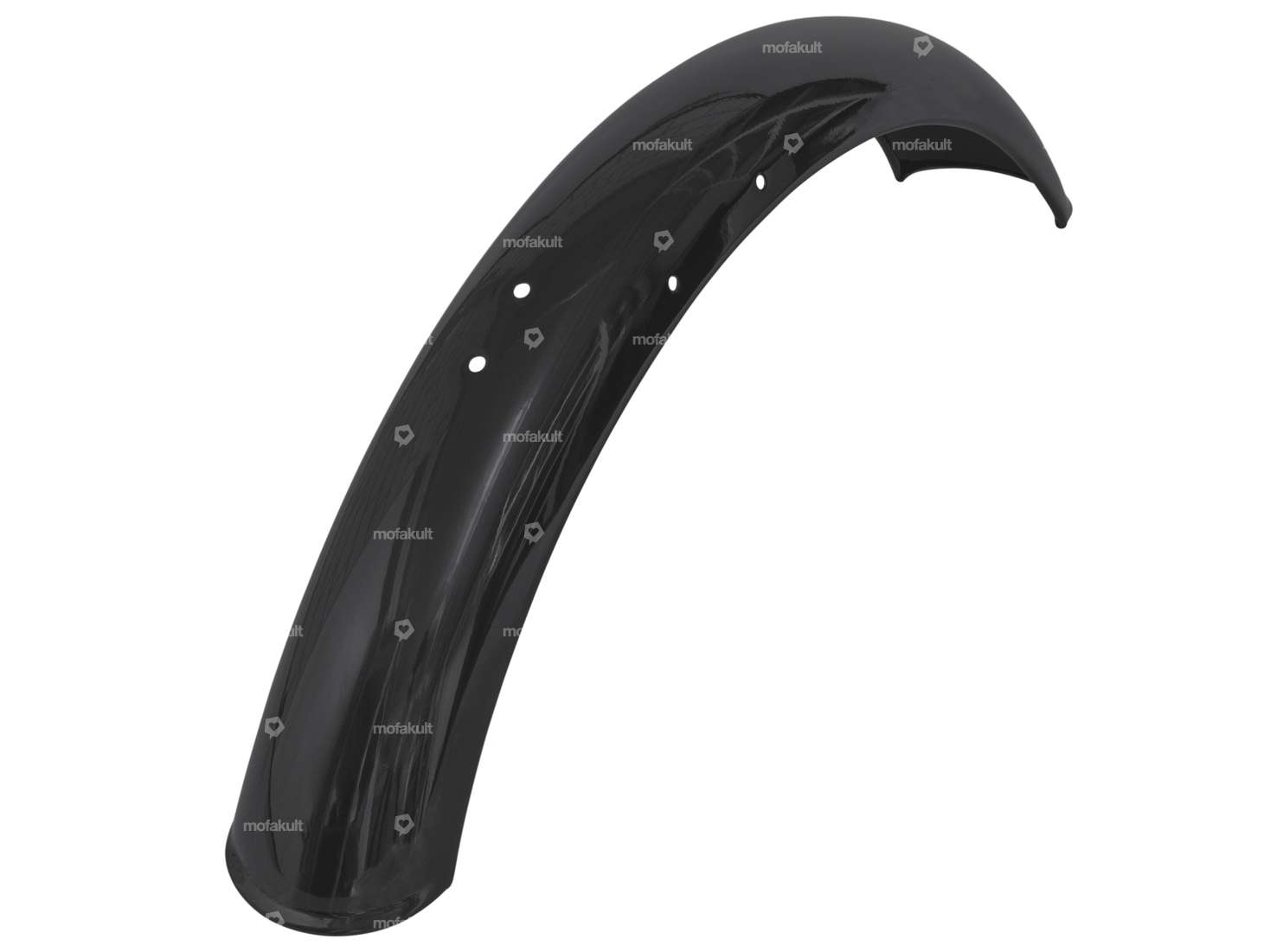 17" front fender "Retro" Inox black (B-quality) | Puch X30 NS, NL, NG-2AH, N-2AH, LG1/LG2 Carousel Image 2
