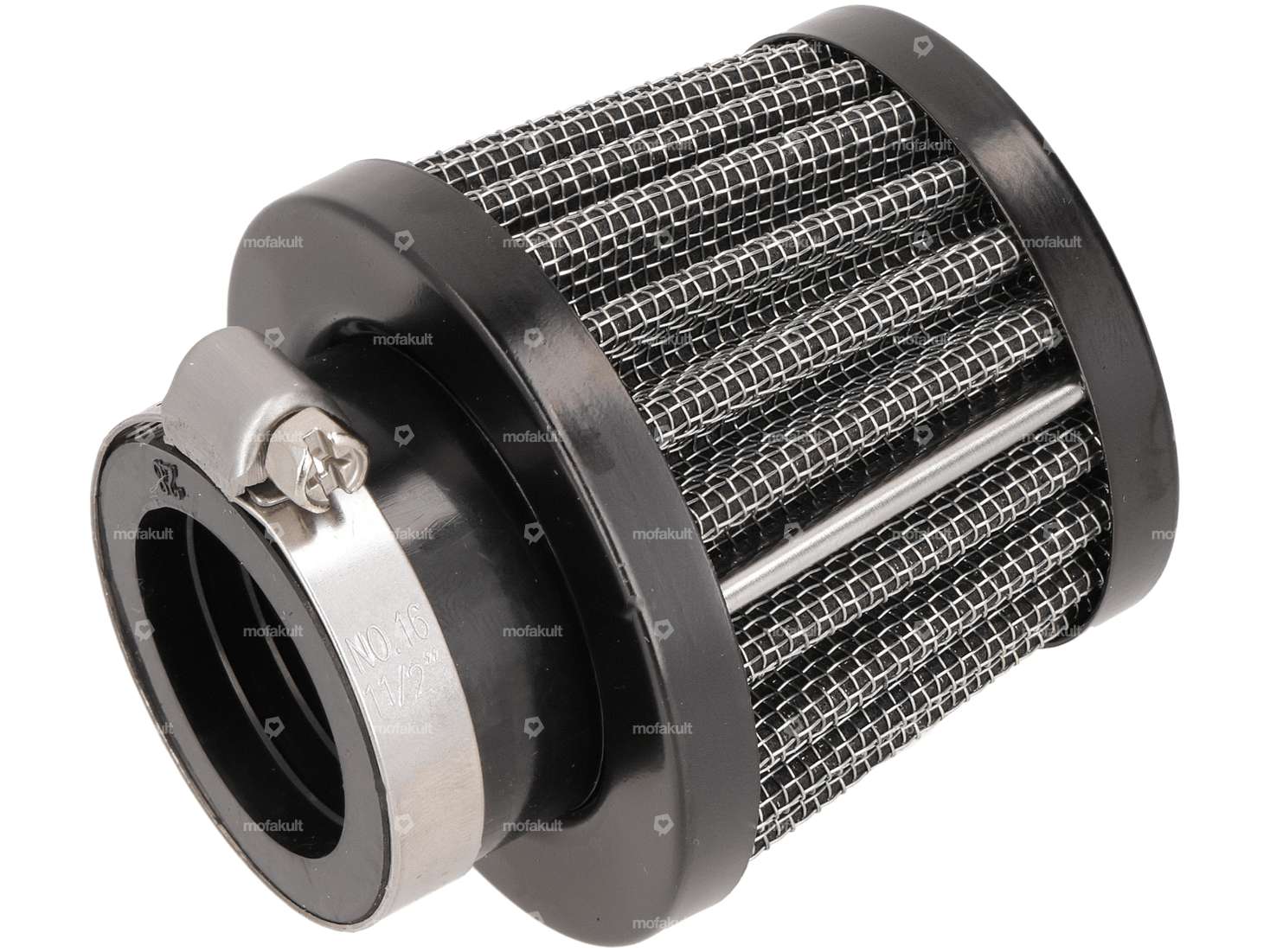 66HEROES Luftfilter Pilz Gitter schwarz Dell'Orto PHBG (Ø=28 mm) Carousel Image 1