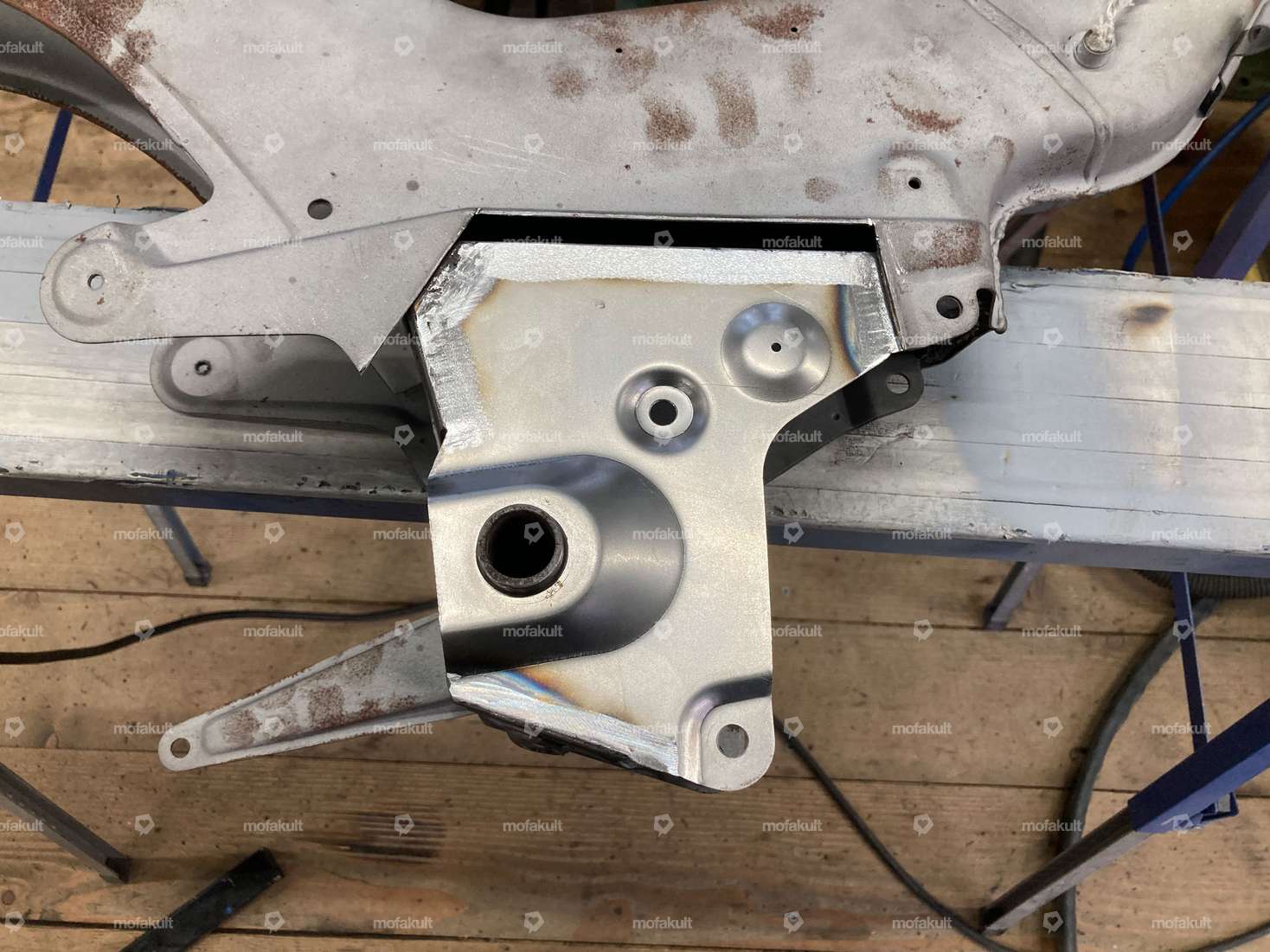 Repair plate set right pedal shaft | Puch Maxi S, Supermaxi LG1 / LG2 Carousel Image 5