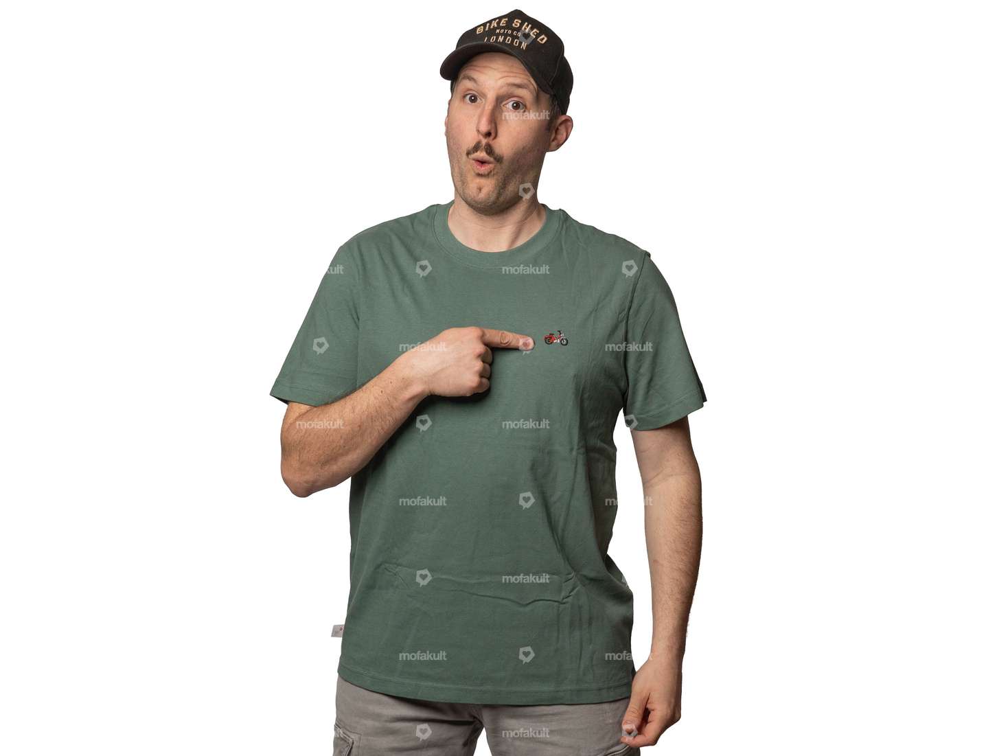 mk-Merch T-shirt "Maxi Tuning" petrol Carousel Image 5