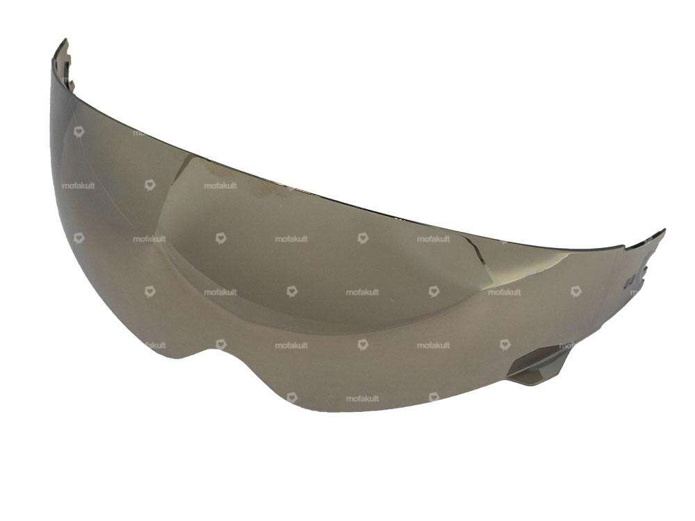 Helmo Milano Klappvisier verspiegelt Jethelm Air alte Ausf. Carousel Image 1