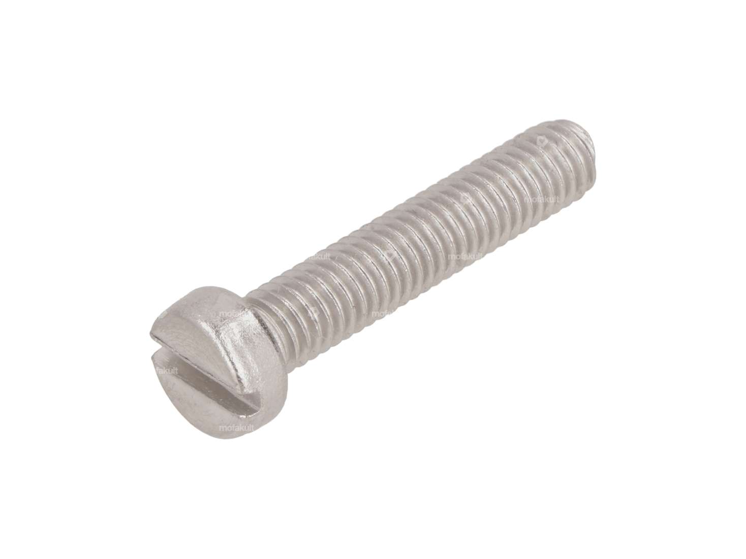 Schraube M6x30 Zylinderkopf Schlitz Inox Carousel Image 1