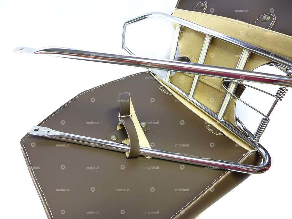 Gepäcktasche Classic braun / creme Carousel Image 4