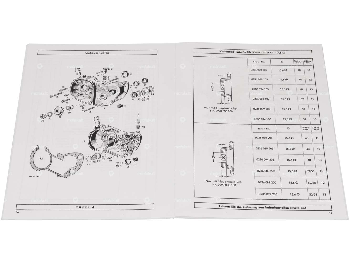 Ersatzteil-Liste | Sachs 50 Dreigang Motoren Carousel Image 3