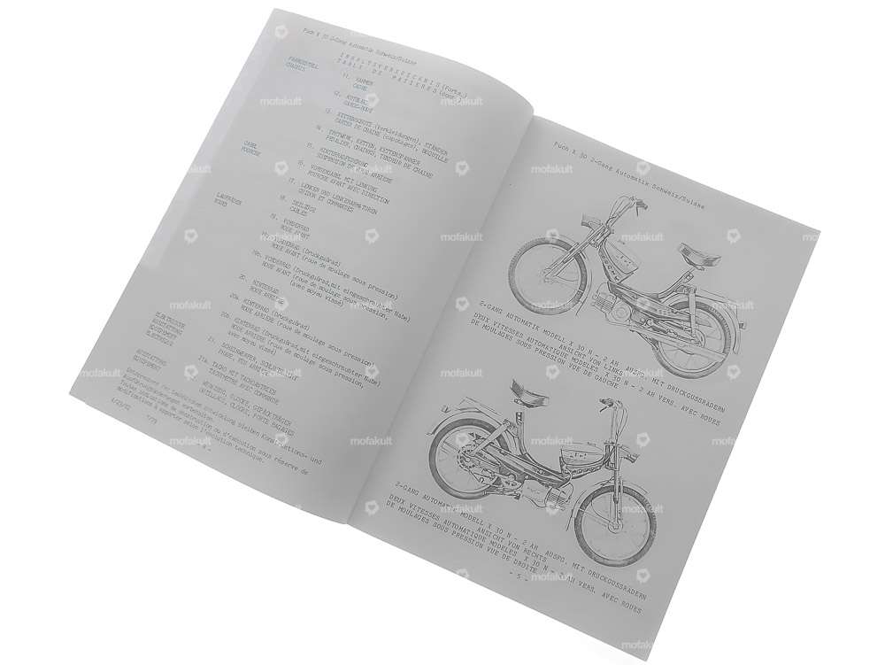 Ersatzteilkatalog | Puch X30 N-2AH, NG-2AH, NG-Racing (CH) Carousel Image 4