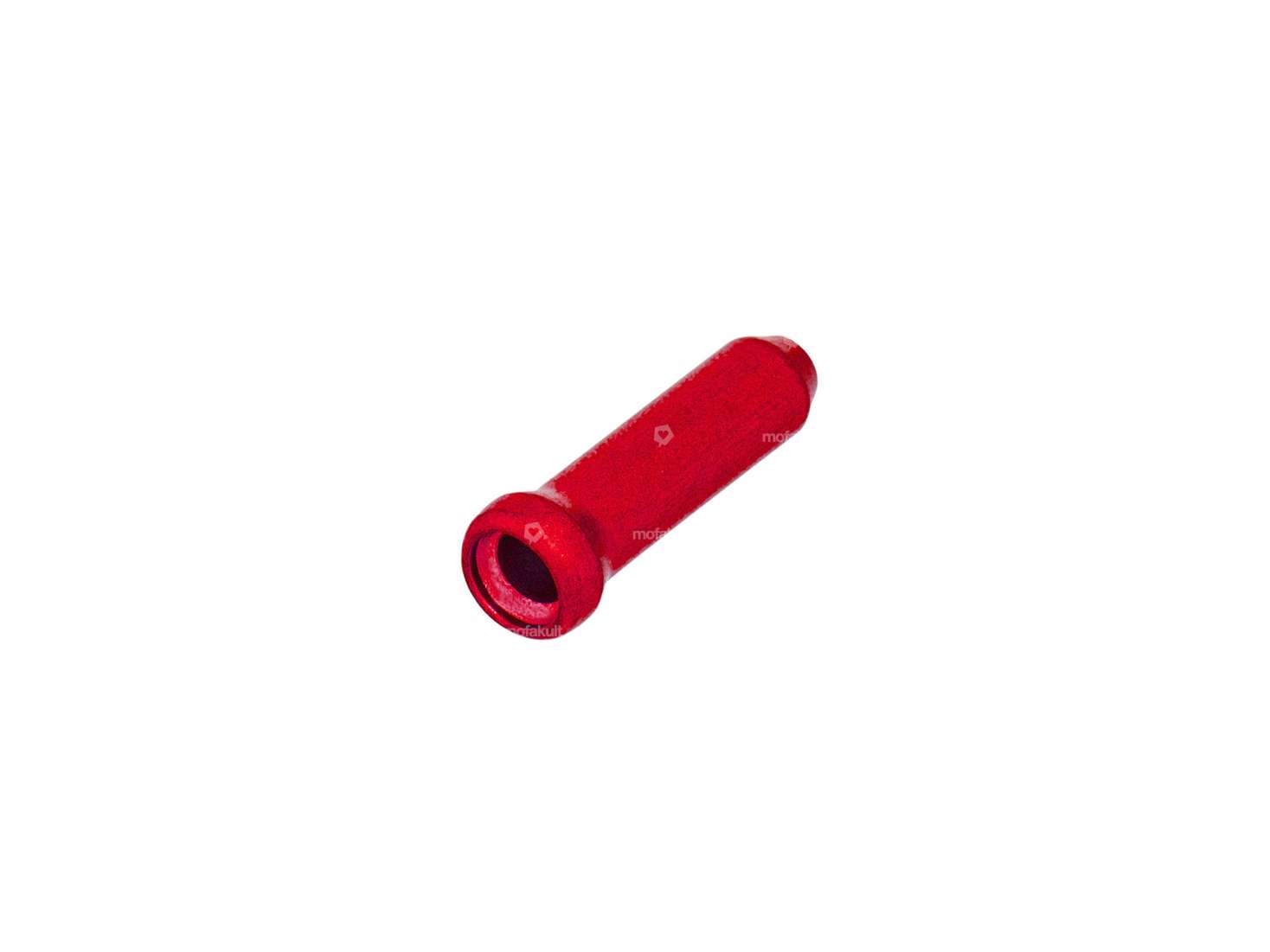 Alligator end piece for inner cable aluminum red (per piece) Carousel Image 1